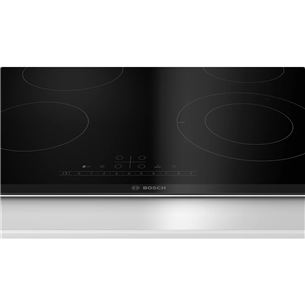 Bosch, width 60.6 cm, steel frame, black - Built-in Ceramic Hob