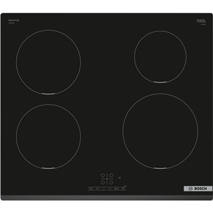 Bosch Serie 4, width 59.2 cm, frameless, black - Built-in Induction Hob PIE631BB5E