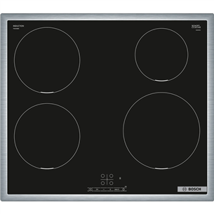 Bosch, width 58.3 cm, steel frame, black - Built-in Induction Hob PIE645BB5E