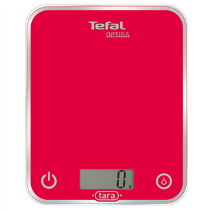 Tefal Optiss, до 5 кг, красный - Кухонные весы BC5003