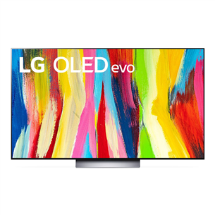 LG OLED55C21LA, OLED evo 4K, 55", центральная подставка, серый - Телевизор