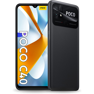 Poco C40, 4 ГБ, 64 ГБ, черный - Смартфон