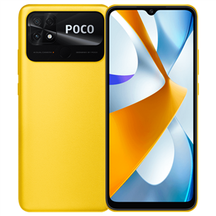Poco C40, 4GB, 64GB, Yellow