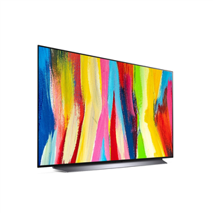 LG OLED48C21LA, OLED evo 4K, 48", central stand, grey - TV