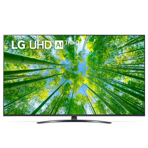 LG UQ8100, 75'', 4K UHD, LED LCD, центральная подставка, черный - Телевизор