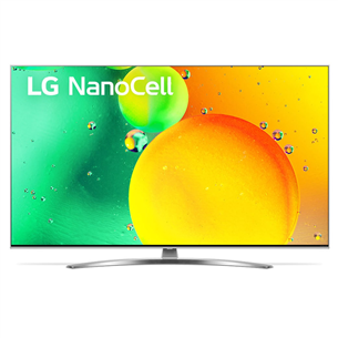 LG NANO783QA, 55", Ultra HD, LCD, NanoCell, silver - TV