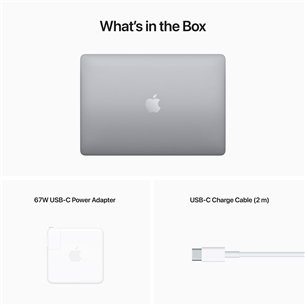 Nešiojamas kompiuteris Apple MacBook Pro 13'' (2022), M2, 16GB, 512GB, SWE, space gray