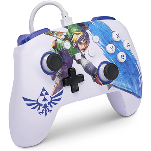Žaidimų pultelis PowerA Nintendo Switch Enhanced Master Sword Attack Zelda Link, white