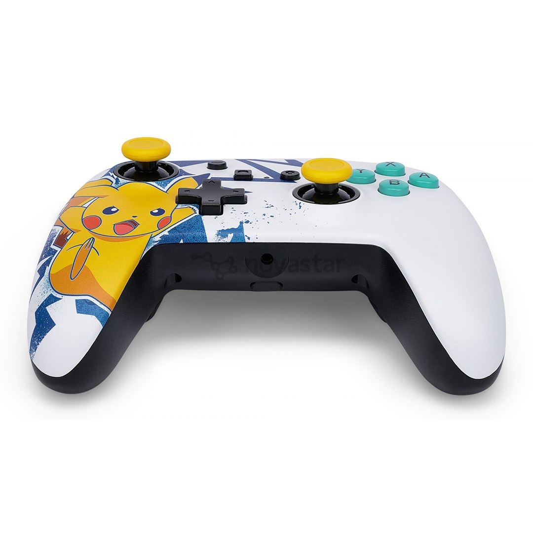 Žaidimų pultelis PowerA Nintendo Switch Enhanced Pikachu High Voltage, white