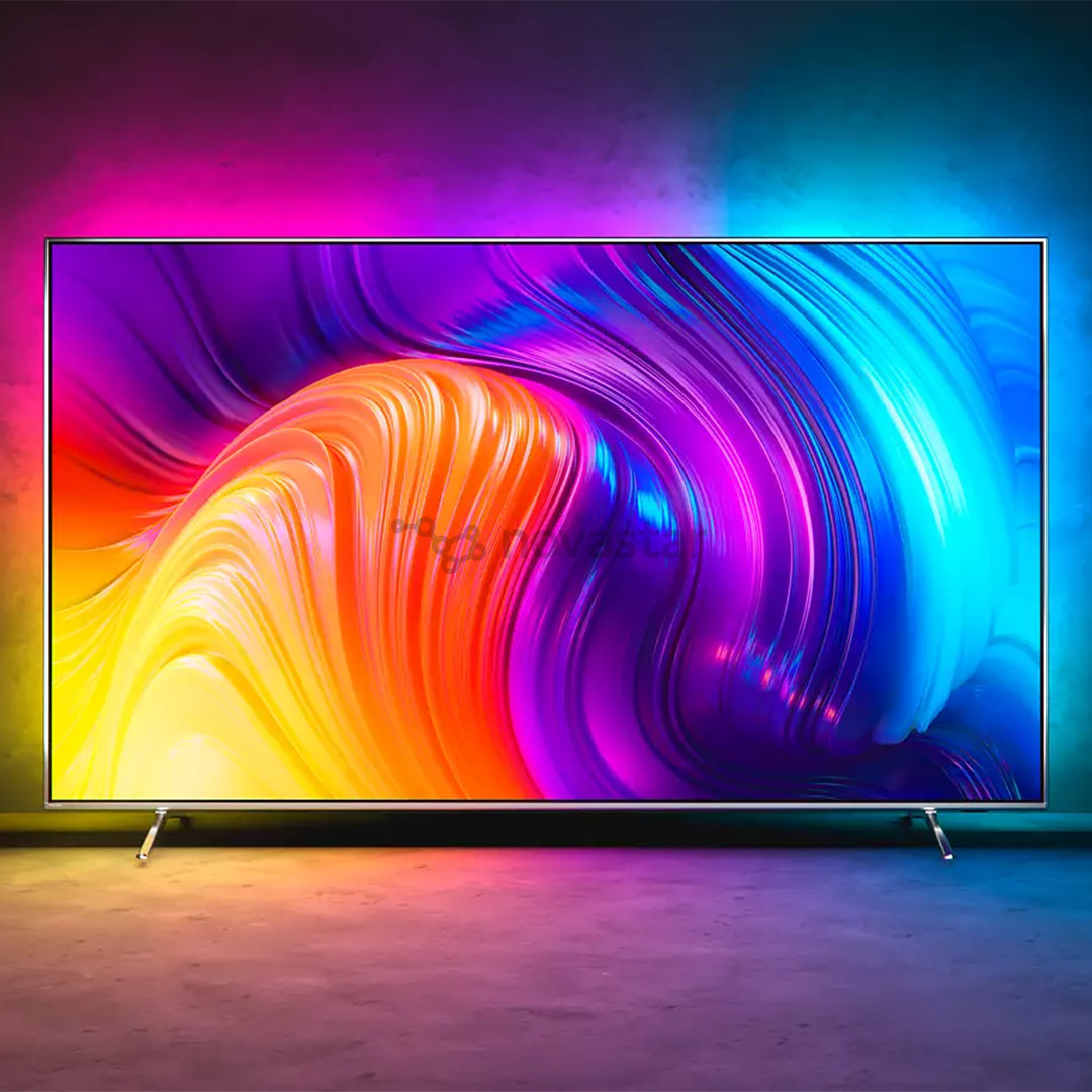 Philips The One PUS8807, 86", 4K UHD, LED LCD, feet stand, silver - TV