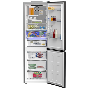 Beko, Beyond, NoFrost, WiFi, 316 L, height 186.5 cm, dark grey - Refrigerator