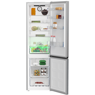 Beko, Beyond, NoFrost, 355 L, height 204 cm, silver - Refrigerator