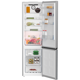 Beko, Beyond, NoFrost, 355 L, height 204 cm, silver - Refrigerator