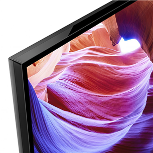 Sony X89K, 50'', 4K UHD, LED LCD, боковые ножки, черный - Телевизор