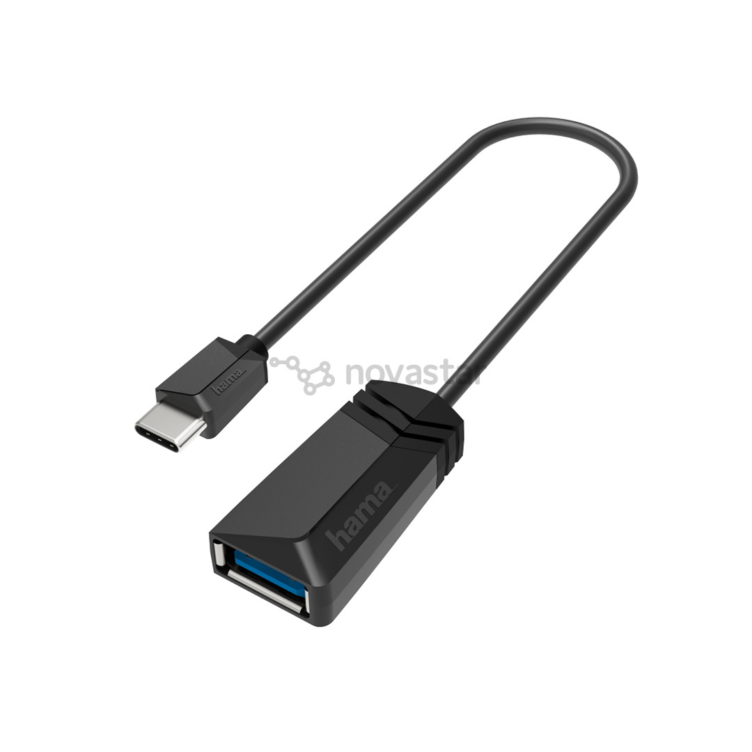 Adapteris Hama USB-C plug > USB-A 3.1 socket , 0.15 m