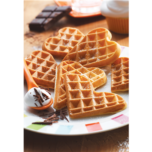 Tefal Snack Collection - Heart-shaped waffle set