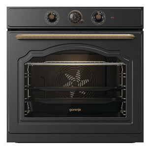 Gorenje, 77 L, black - Built-in Oven