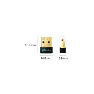 TP-Link UB500, USB, Bluetooth 5.0, juodas - Bluetooth adapteris
