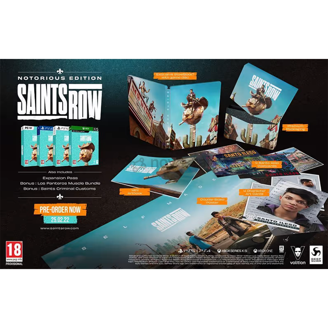 Žaidimas Xbox One/Series X Saints Row Notorious Edition