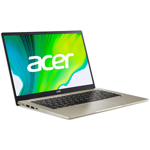 Nešiojamas kompiuteris Acer Swift 1, 14 FHD Intel Pentium Quad-Core-N6000/Intel UHD Graphics/256 GB SSD/8 GB RAM/W10H/ENG