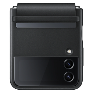 Dėklas Samsung Galaxy Flip4 Flap Leather, black