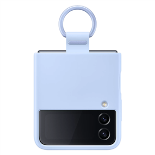 Dėklas Galaxy Flip4 Silicone Cover with Ring, blue