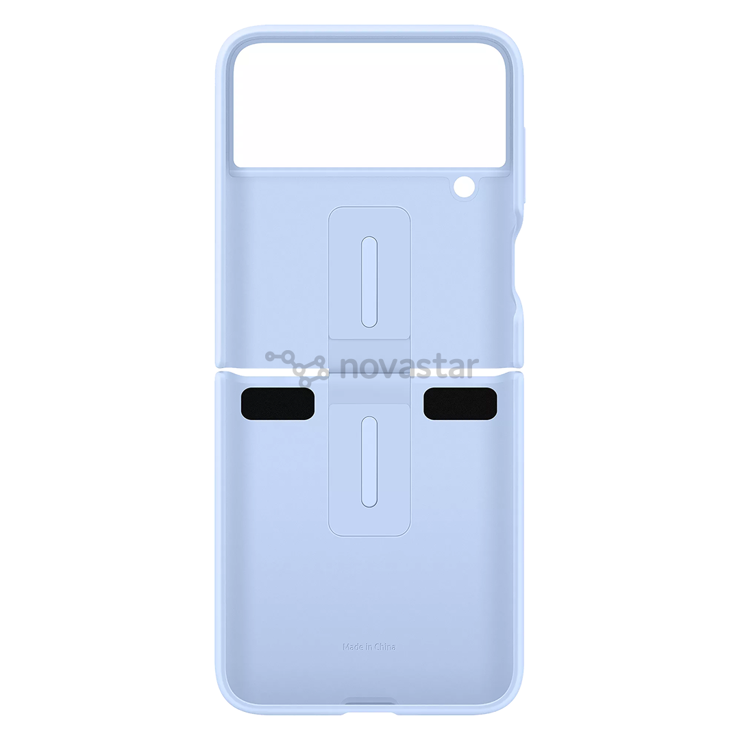 Dėklas Galaxy Flip4 Silicone Cover with Ring, blue