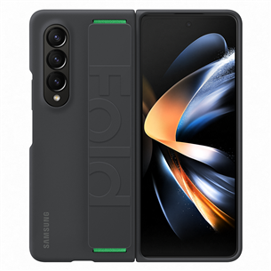 Dėklas Samsung Galaxy Fold4 Silicone Grip Cover, black