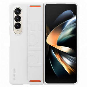 Dėklas Samsung Galaxy Fold4 Silicone Grip Cover, white