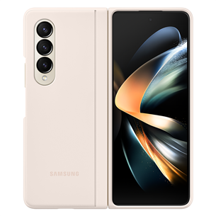 Dėklas Samsung Galaxy Fold4 Slim Standing Cover, beige