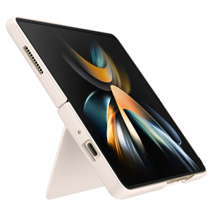 Dėklas Samsung Galaxy Fold4 Slim Standing Cover, beige