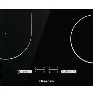 Hisense, ширина 59,5 см, без рамы, черный - Интегрируемая индукционная варочная панель