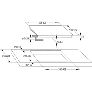 Indukcinė kaitlentė Hisense I6433C7