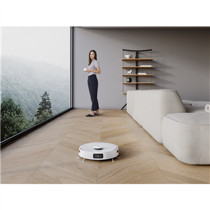 Ecovacs Deebot T10 Plus, vacuuming and mopping, white - Robot vacuum cleaner