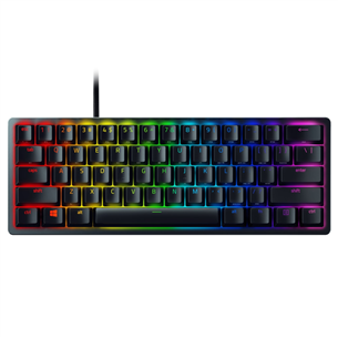 Klaviatūra Razer Huntsman Mini Razer Red Switch, US, black RZ03-03390200-R3M1