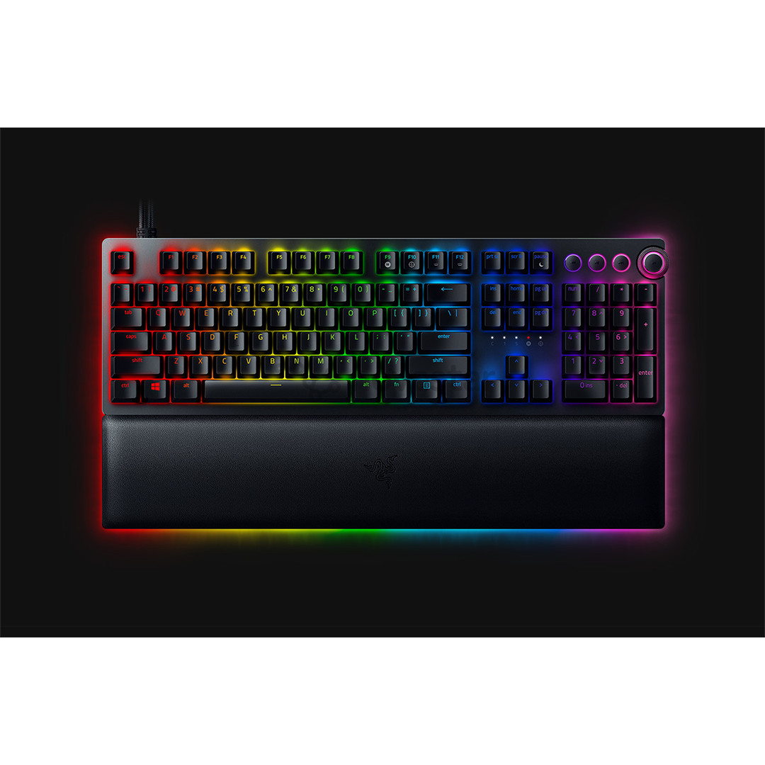 Klaviatūra Razer Huntsman V2, Purple Switch, US, black
