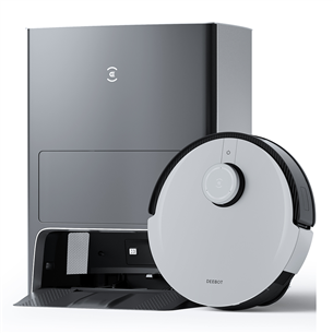 Dulkių siurblys robotas Ecovacs Deebot X1 omni, vacuuming and mopping, black DEEBOTX1OMNI
