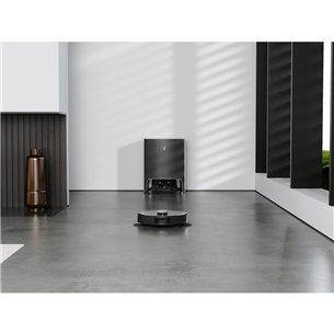 Dulkių siurblys robotas Ecovacs Deebot X1 omni, vacuuming and mopping, black