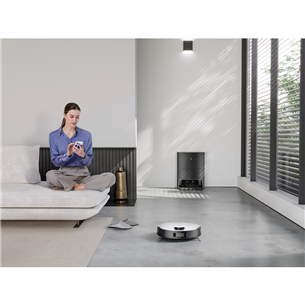 Ecovacs Deebot X1 omni, сухая и влажная уборка, черный  - Робот-пылесос