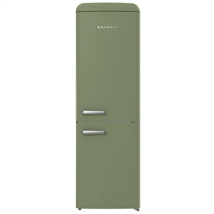 Gorenje, NoFrost, 300 л, высота 194 см, зеленый - Холодильник