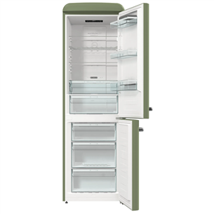 Gorenje, NoFrost, 300 л, высота 194 см, зеленый - Холодильник