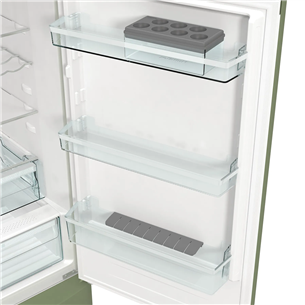 Gorenje, NoFrost, 300 L, height 194 cm, green - Refrigerator