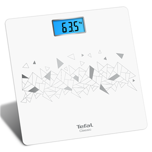 Svarstyklės Tefal Classic, iki 160 kg, baltos