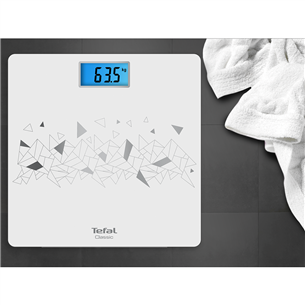 Svarstyklės Tefal Classic, iki 160 kg, baltos