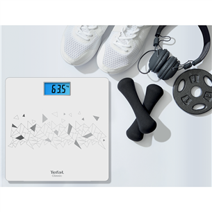 Svarstyklės Tefal Classic, iki 160 kg, baltos
