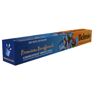 Kavos kapsulės Belmio Premium Decaffeinato, 10 vnt.