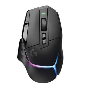 Pelė Logitech G502 X PLUS, belaidė, juoda