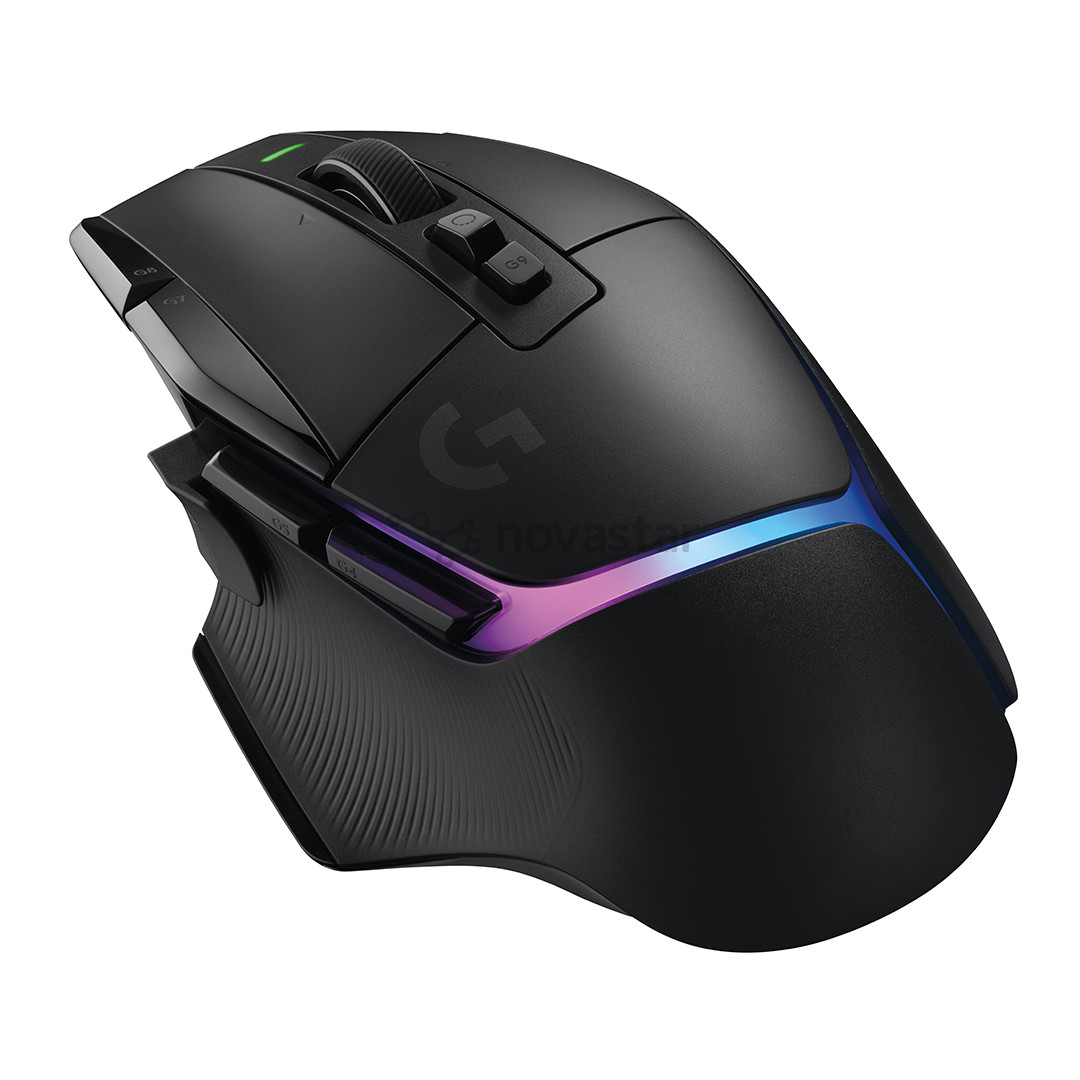 Logitech G502 X PLUS, belaidė, juoda - Pelė