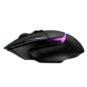 Pelė Logitech G502 X PLUS, belaidė, juoda