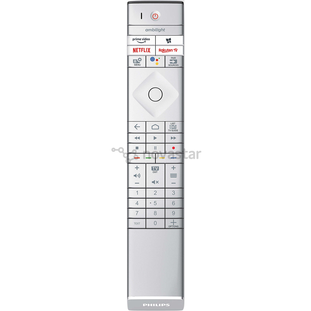 Philips OLED807, 65", OLED, Ultra HD, центральная подставка, серебристый - Телевизор